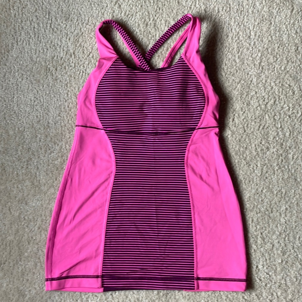 [Lululemon] Hyper Stripe Glo Energy Tank Top